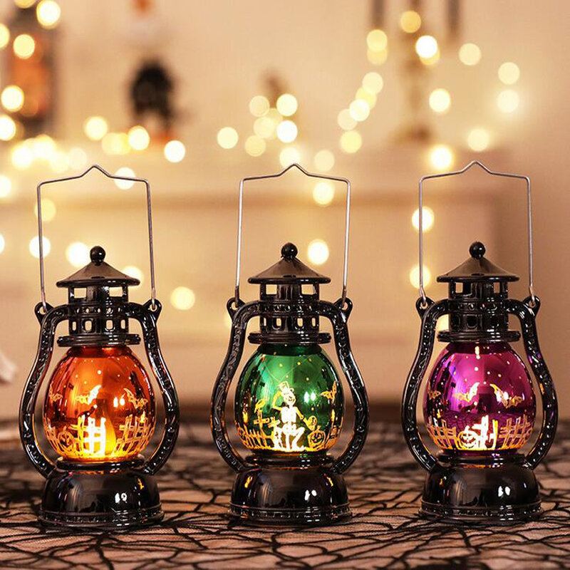 Halloween Retro Galvanické Malé Olejové Lampy Wind Light Oslnivé Hračky Pro Domácí Barovou Školu Decor