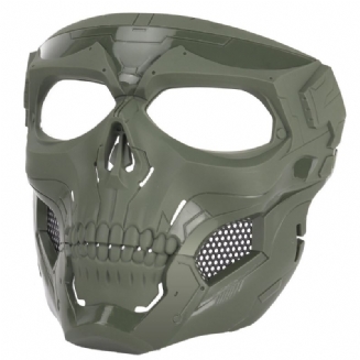 Halloween Skull Tactical Airsoft Mask Paintball Cs Vojenská Ochranná Celoobličejová Přilba