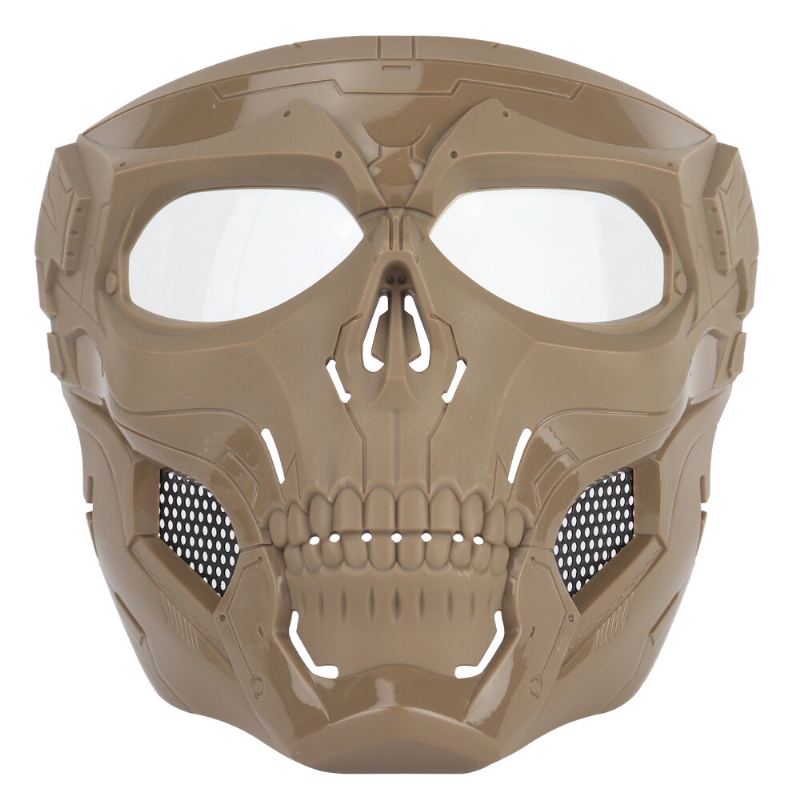 Halloween Skull Tactical Airsoft Mask Paintball Cs Vojenská Ochranná Celoobličejová Přilba