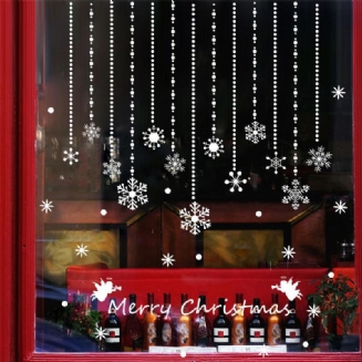 Miico Dlx0748 Vánoční Samolepka Window Snowflake Wall Stickers For Christmas Decoration