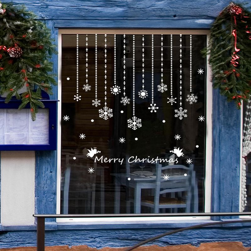 Miico Dlx0748 Vánoční Samolepka Window Snowflake Wall Stickers For Christmas Decoration