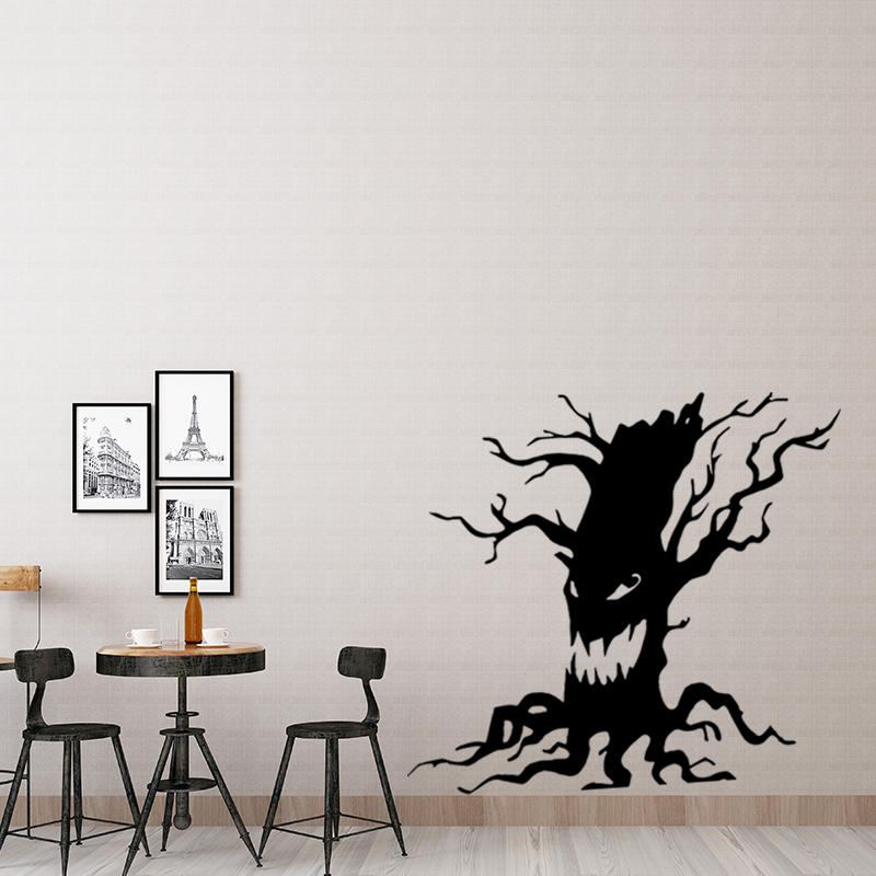 Miico Fx3014 Halloween Samolepka Kreslená Se Vzorem Ghost Tree Odnímatelné Samolepky Na Zeď