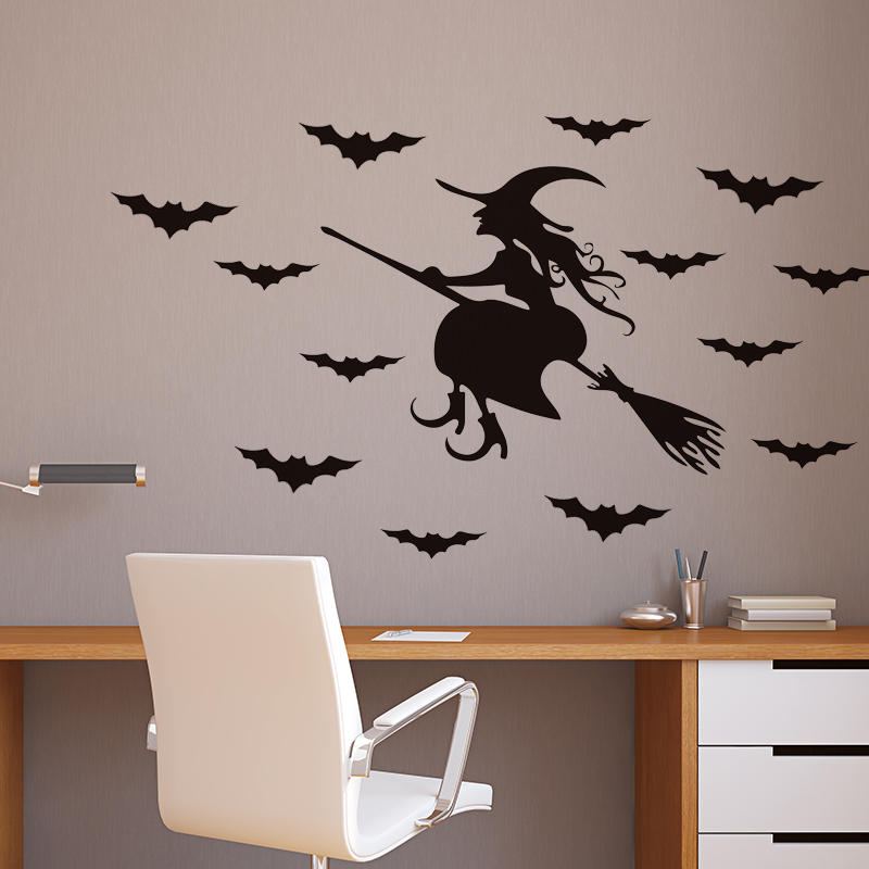 Miico Fx3028 Halloween Sticker Samolepka Na Zeď Odnímatelné Samolepky Pro Dekoraci Pokoje