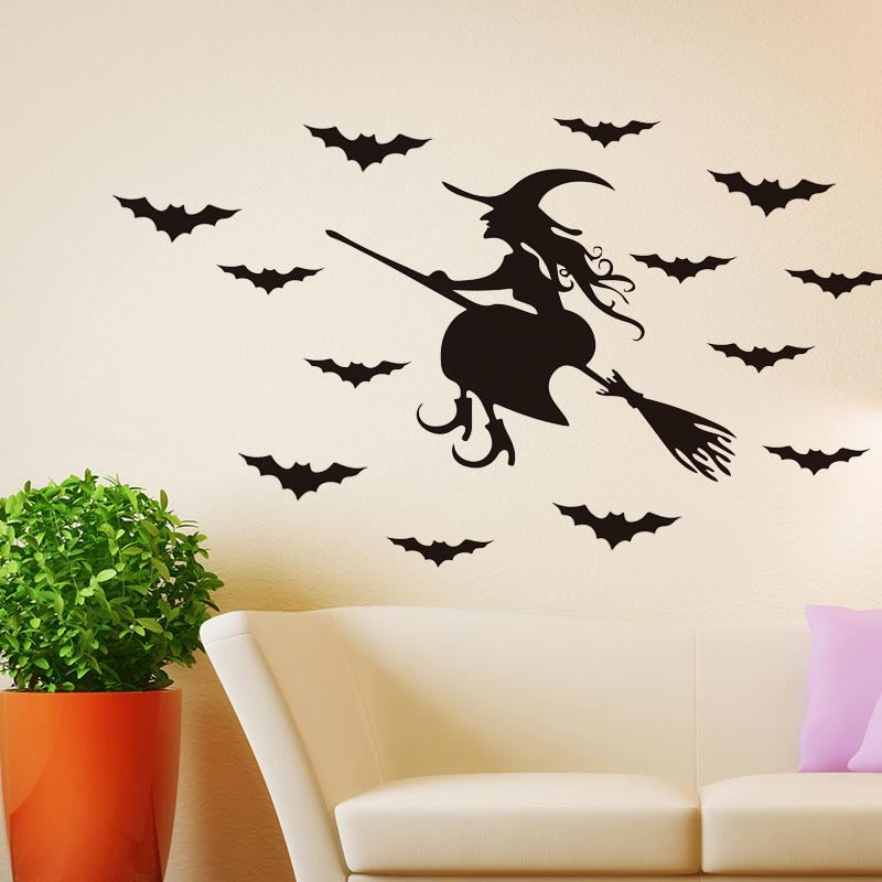 Miico Fx3028 Halloween Sticker Samolepka Na Zeď Odnímatelné Samolepky Pro Dekoraci Pokoje