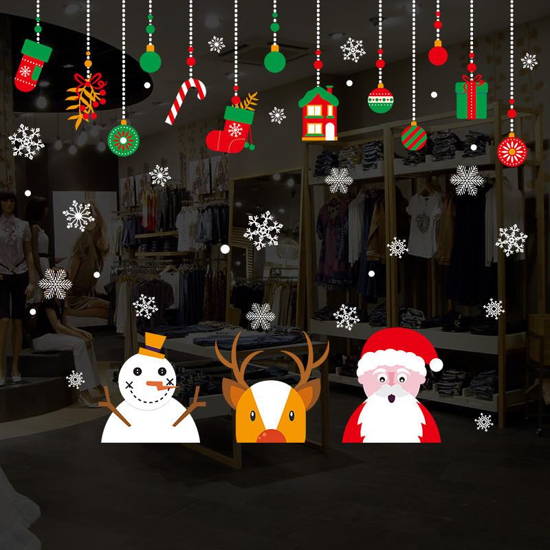 Miico Xh9294 Vánoční Nálepka Domácí Dekorace Na Okno A Zeď Dekorativní Nálepky V Obchodě