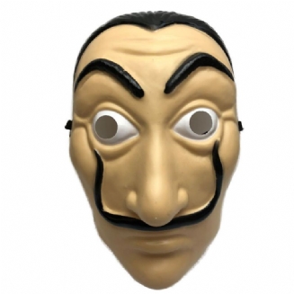 Peněžní Loupež Dům Papíru La Casa De Papel Maska Pro Muže Ženy Salvadora Dalího Halloween Karneval Vánoční Dali