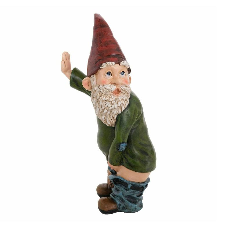 Pryskyřice Funny Naughty Garden Gnome Pro Vnitřní Nebo Venkovní Dekorace Na Trávník