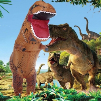 Simulace Nafukovacích Hraček Tyrannosaurus Rex Legrační Vyděšené Nafukovací Oblečení Pro Dinosaury