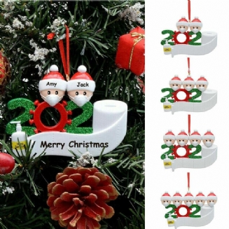 Vánoční Rodinné Santa Stromeček Závěsné Ozdoby Dekorace Dárky