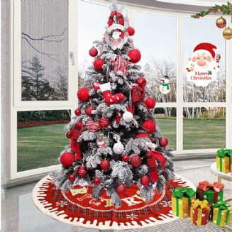 Vánoční Santa Tree Mat Deka Koberec Základna Dekorace Zástěra Pro Vnitřní Venkovní Party