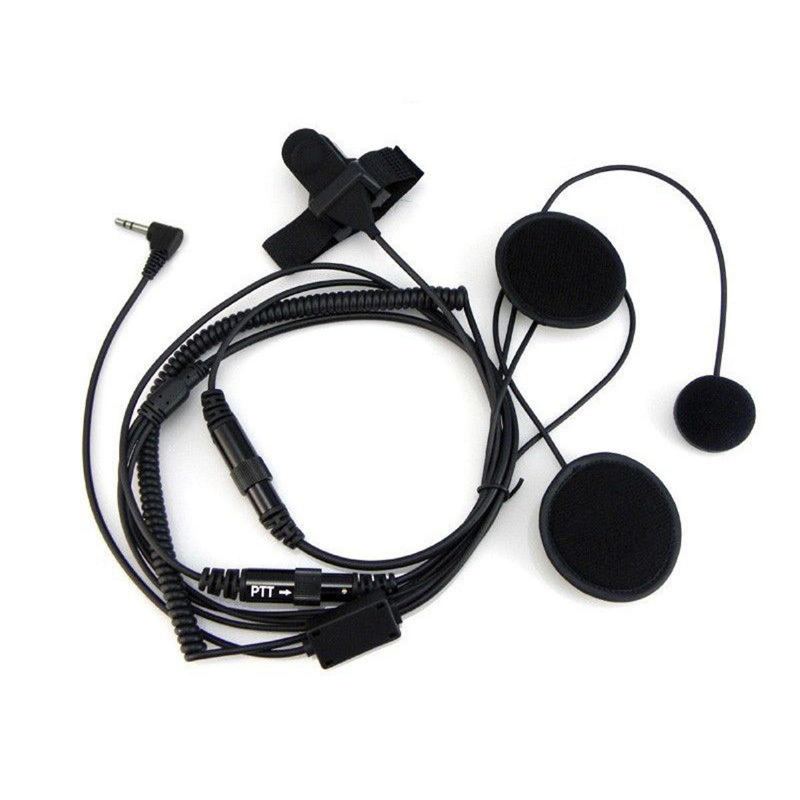 1 Pin Full Face Close Motocyklová Helma Headset Pro Motorola Walkie Talkie Radio