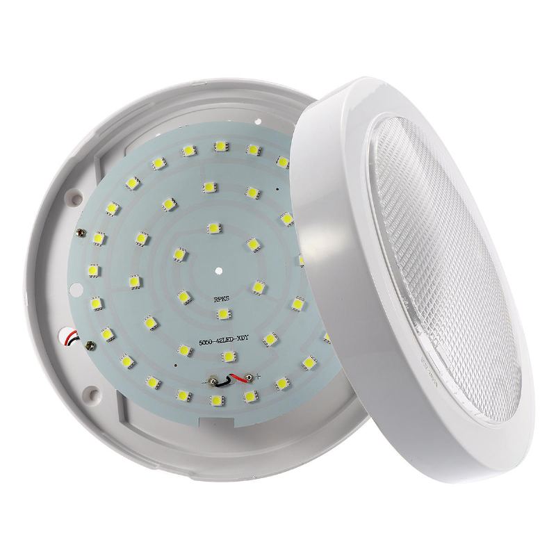 12v-24v 5050 9w Led Stropní Svítidlo Pro Povrchovou Montáž Na Karavan/obytný Vůz/přívěs/loď