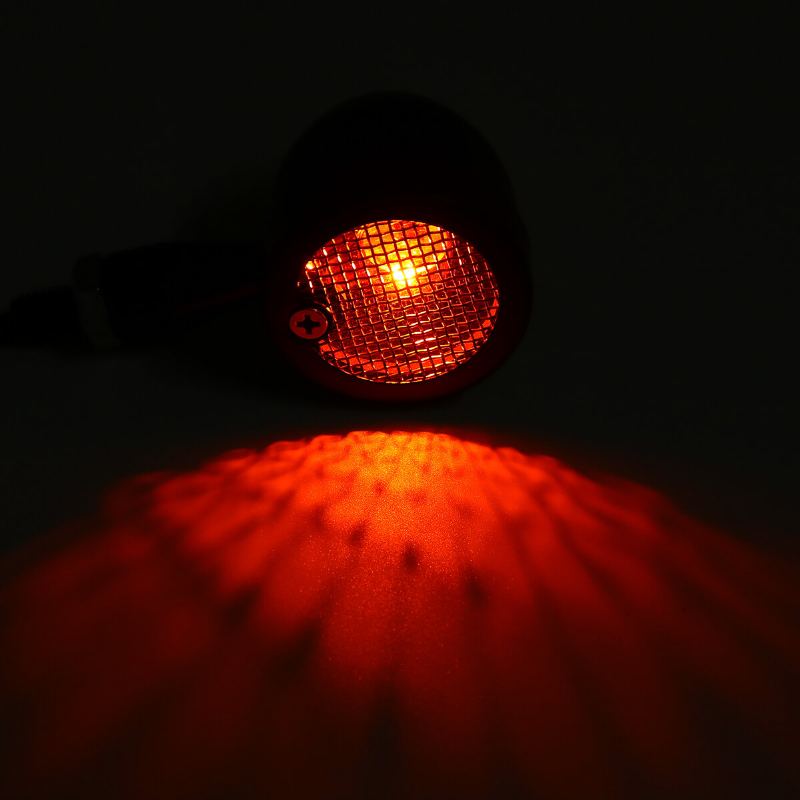 12v Motocyklový Gril Bullet Led Směrová Světla Červené Kontrolky