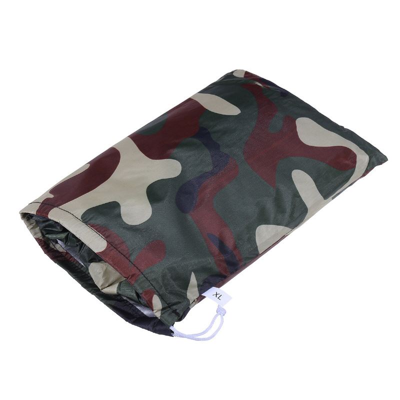 190t Camouflage Motocykl Waterproof Cover Black Universal Bike Outdoor Scooter Cruiser Sunproof Protective