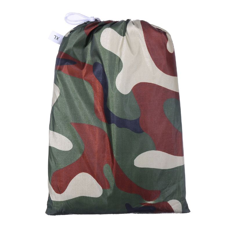 190t Camouflage Motocykl Waterproof Cover Black Universal Bike Outdoor Scooter Cruiser Sunproof Protective