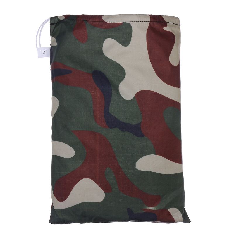 190t Camouflage Motocykl Waterproof Cover Black Universal Bike Outdoor Scooter Cruiser Sunproof Protective