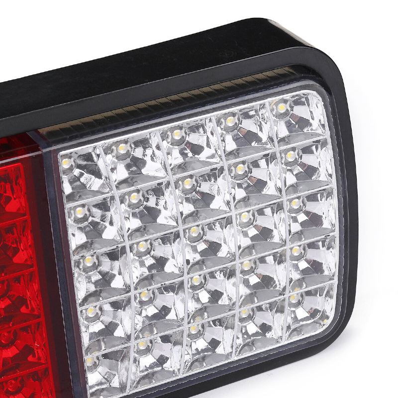 1pc 12v 75 Led Koncové Světlo Brzdová Kontrolka Zpátečky Pro Přívěs Nákladních Lodí