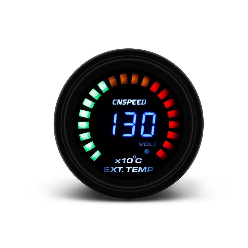 2palcový 52mm Digitální Turbo Boost/voda/teplota Oleje/tlak/tachometr/egt Monitor Závodní Měřidlo