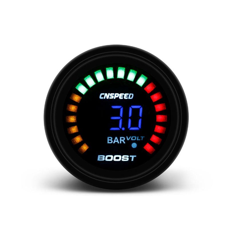 2palcový 52mm Digitální Turbo Boost/voda/teplota Oleje/tlak/tachometr/egt Monitor Závodní Měřidlo