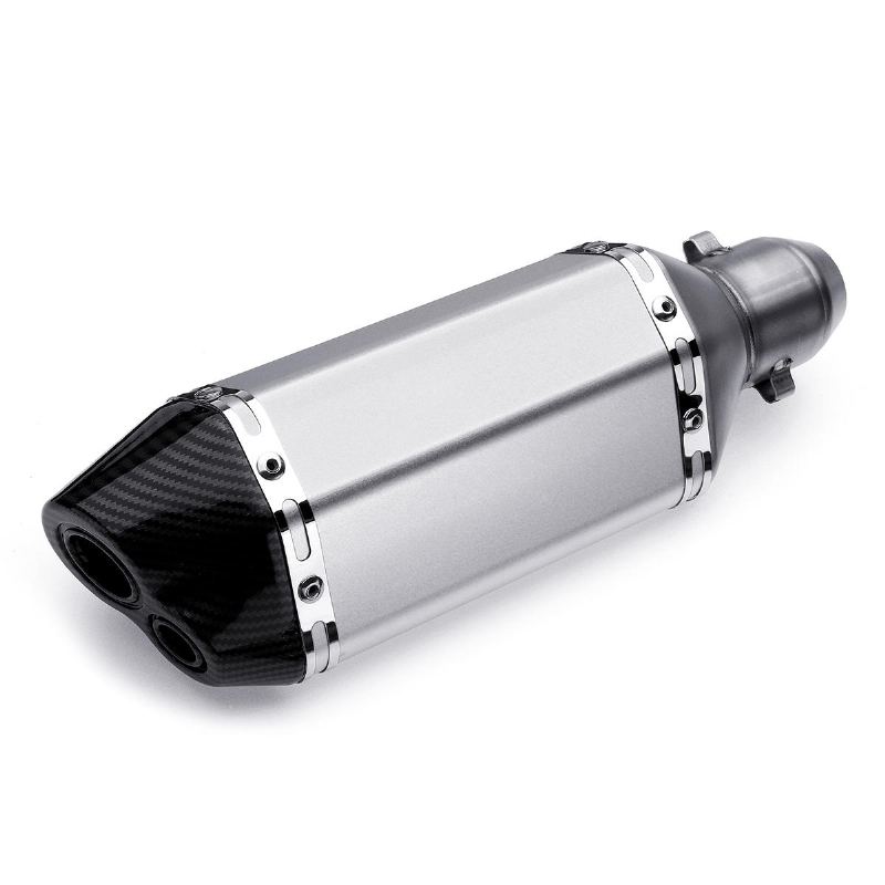 310mm Sliver Univerzální Motocyklové Dirt Bike Atv Trubka Výfuku Db Killer 38-51mm