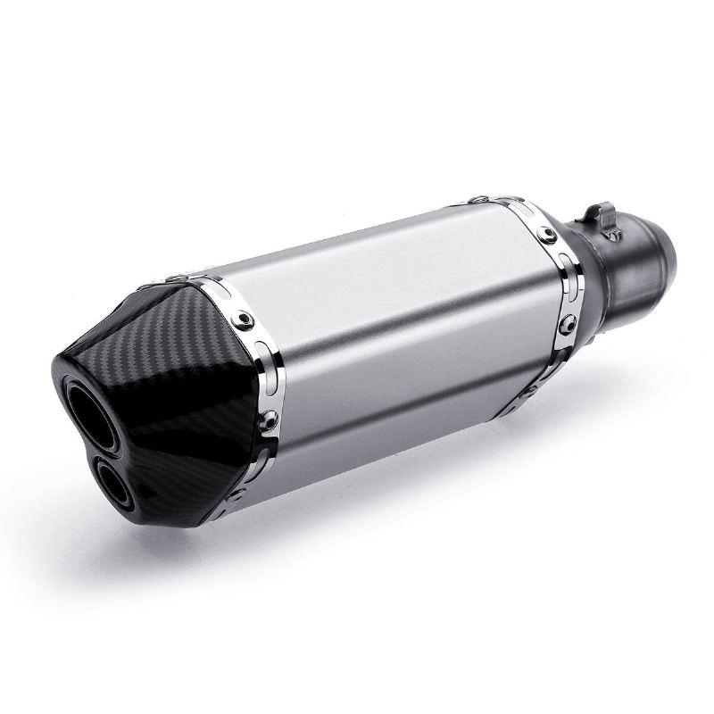 310mm Sliver Univerzální Motocyklové Dirt Bike Atv Trubka Výfuku Db Killer 38-51mm