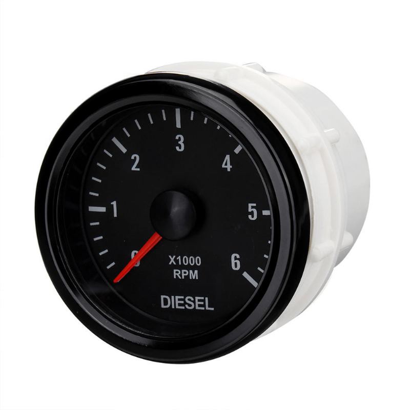52 mm 0-6000 Rpm (na Přístrojové Desce) Elektrický Otáčkoměr Pro Dieselový Motor