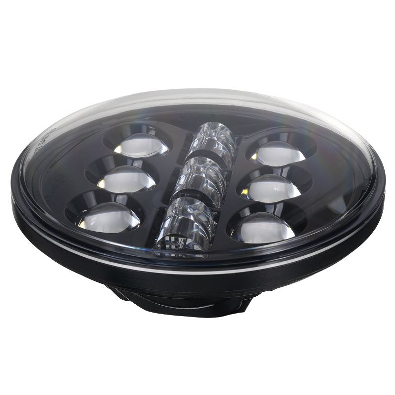 5.75palcový 45w 12v Led Světlomet Pro Motocykly Kulatá Lampa S Vysokým Paprskem