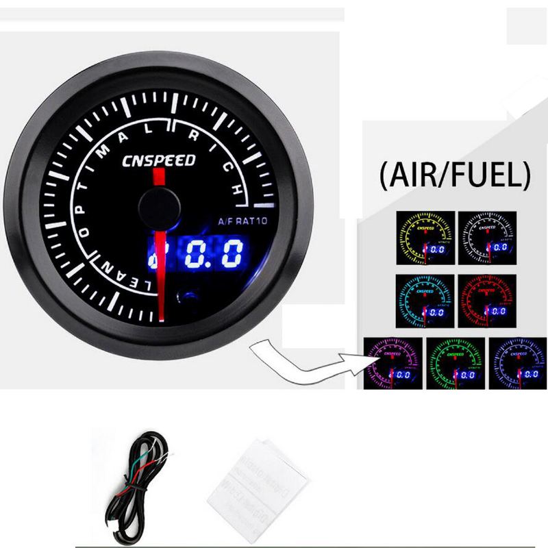 Analogový A Digitální 52mm Car Led Turbo Boost Egt Ukazatel Teploty Vody Ve Výfuku Vzduchu A Paliva
