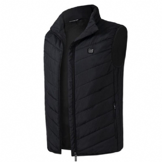 Elektrická Vyhřívaná Vesta Látková Bunda Usb Thermal Warm Winter Body Warmer