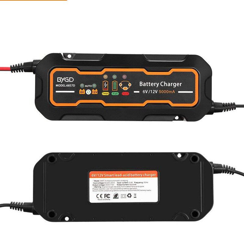 Inteligentní Nabíječka Baterií 12v/24v Opravy Automobilů Pro Motocykly A Nákladní Automobily Gel Olověné Baterie Agm