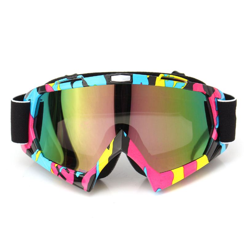 Motocykl Motokros Off Road Jízda Sportovní Snowboardové Brýle Transparent/coloful Len