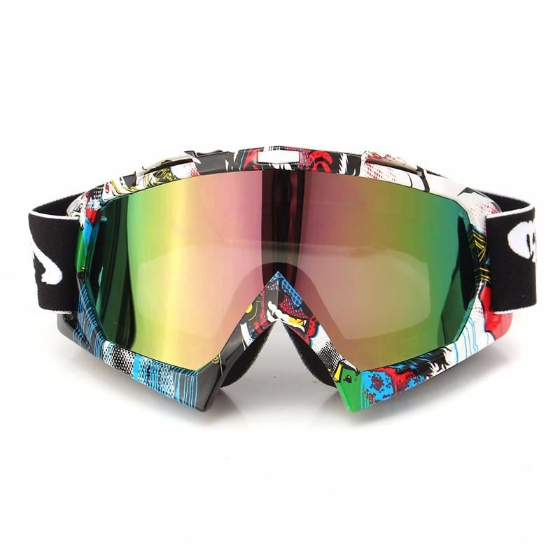 Motocykl Motokros Off Road Jízda Sportovní Snowboardové Brýle Transparent/coloful Len