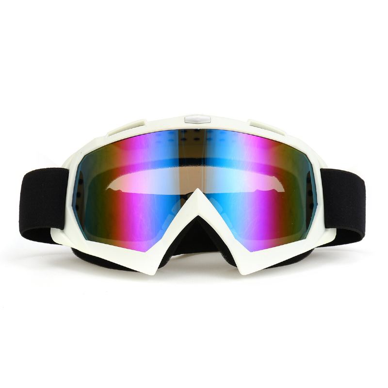 Motocyklové Brýle Proti Zamlžování Lyžařské Snowboardové Colorful Lens