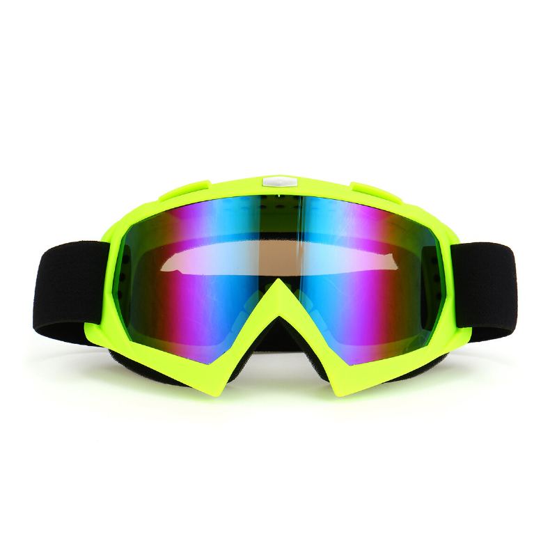 Motocyklové Brýle Proti Zamlžování Lyžařské Snowboardové Colorful Lens