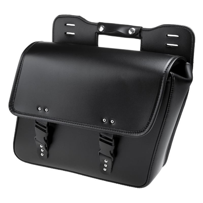 Motocyklové Sedlové Brašny Tool Luggage Saddle Bag Black Pu Kůže Universal