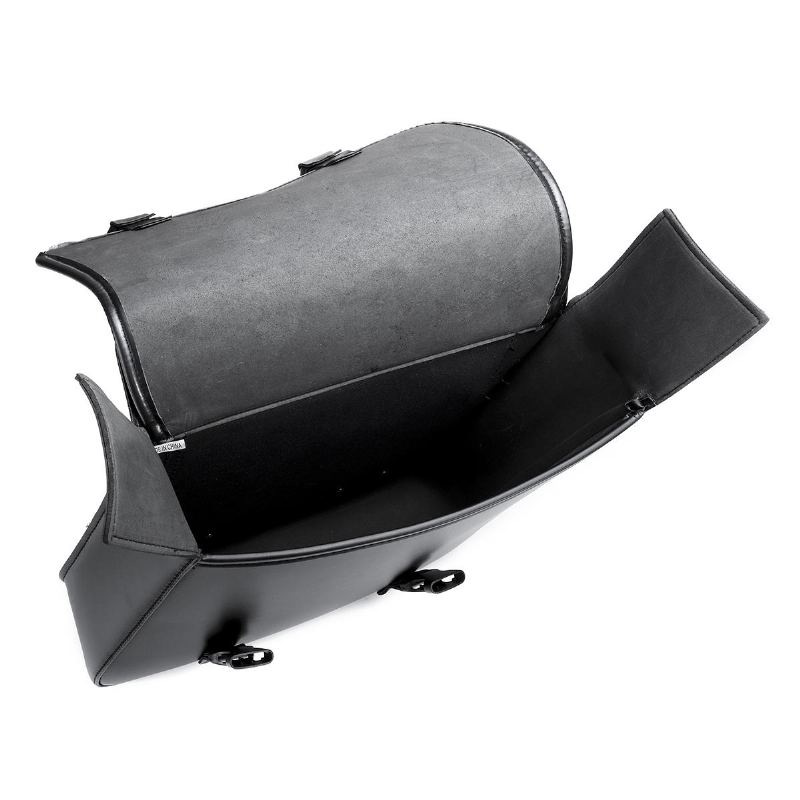 Motocyklové Sedlové Brašny Tool Luggage Saddle Bag Black Pu Kůže Universal