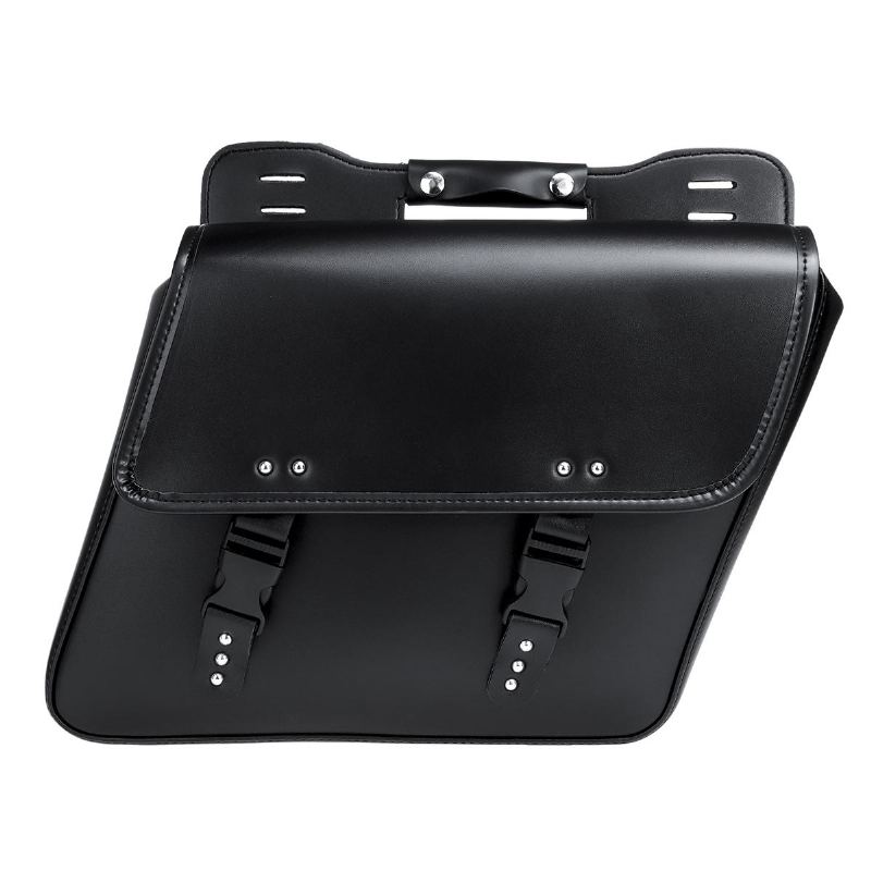 Motocyklové Sedlové Brašny Tool Luggage Saddle Bag Black Pu Kůže Universal