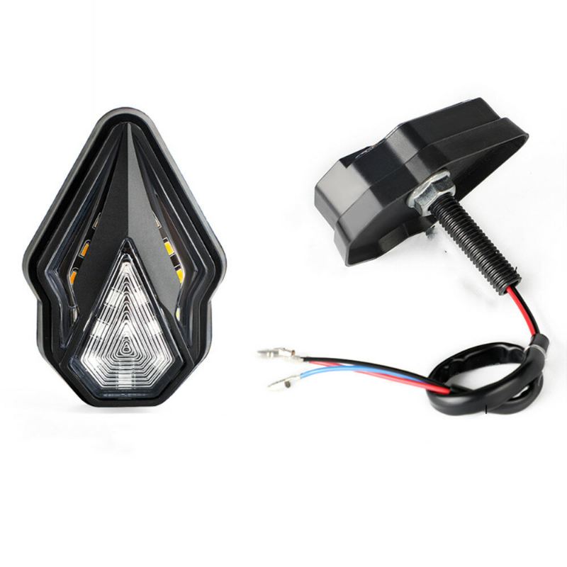 Spárujte 12v Dvojitá Světla Ve Tvaru Diamantu Led Pro Motocykly S Upozorněním Na Odbočení Voděodolnou Lampu Pro Denní Svícení