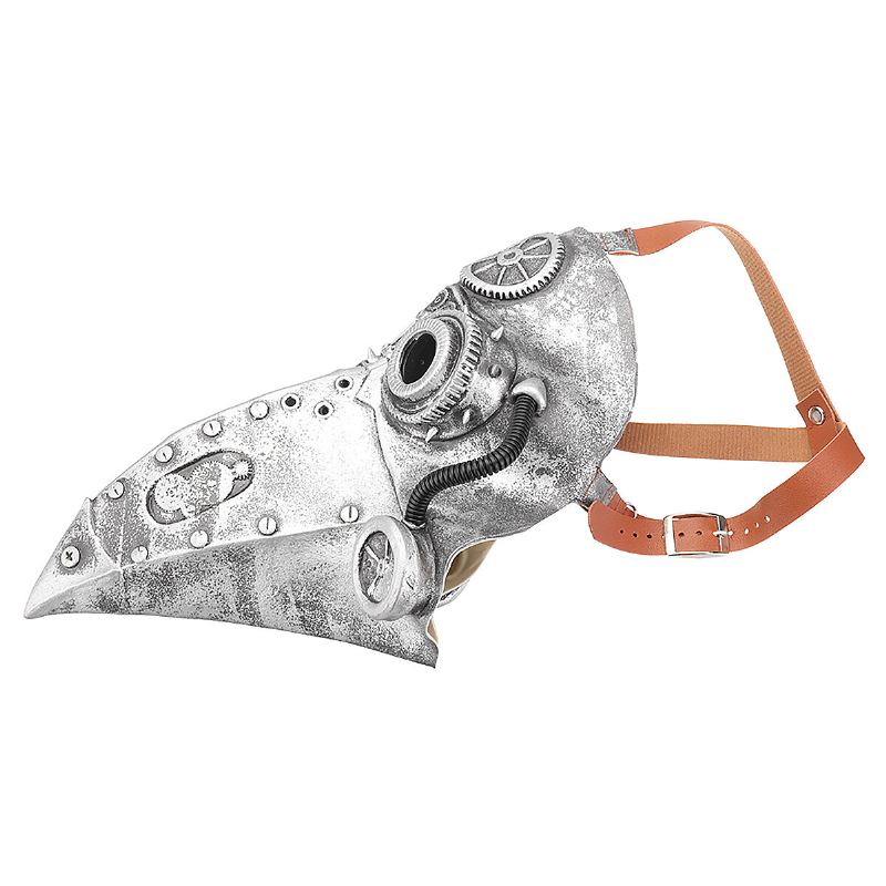 Steampunk Plague Doctor Mask Cosplay Bird Beak Retr Gothic Masky Halloween Rekvizity