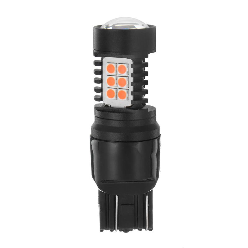 T20 Led Žárovka 7443/3157 Smd3030 Bílá/žlutá/červená Motocyklová Automobilová Světla