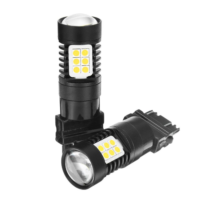 T20 Led Žárovka 7443/3157 Smd3030 Bílá/žlutá/červená Motocyklová Automobilová Světla