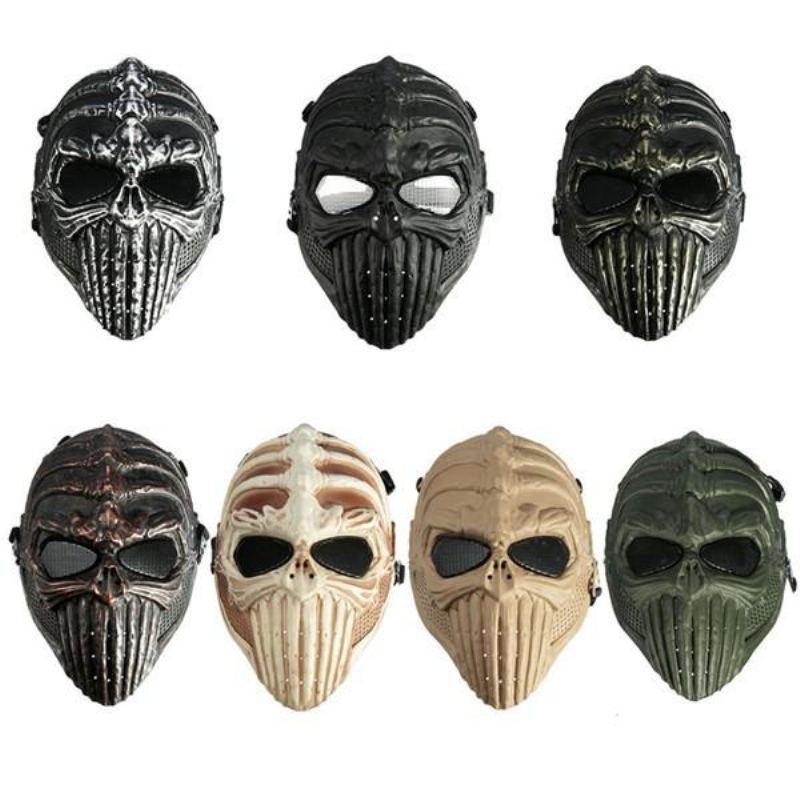 Taktická Vojenská Maska Na Kostru Lebky Pro Halloweenské Kostýmní Párty Masky