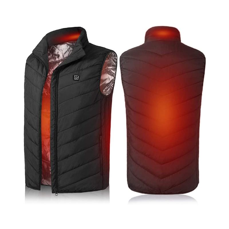 Unisex Elektrická Vesta Vyhřívaná Bunda Usb Winter Body Warmer Windproof Gilet Coats