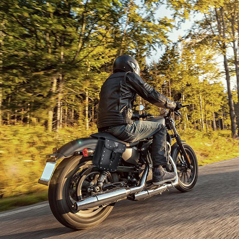 Univerzální Boční Taška Na Nářadí Přední Zadní Vidlice Na Motocykl Sedlová Brašna Z Pu Kůže Pro Harley Honda