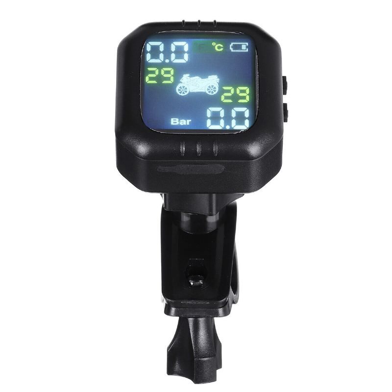 Vodotěsný Lcd Displej Bezdrátový Interní Senzor Tpms Motocykl Monitorování Tlaku V Pneumatikách V Reálném Čase
