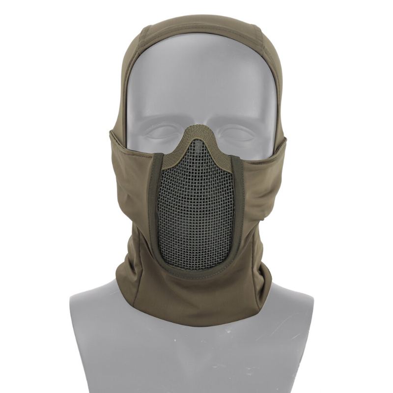 Wosport Army Taktická Celoobličejová Maska Cs Vysoce Elastická Tkanina Prodyšná 3 Barvy