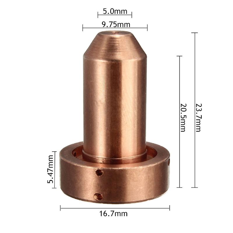 10ks Spotřební Materiál Pro Řezání Plazmových Elektrod Náhradní Díly Nástroj Pro Thermal Dynamics Sl60~sl100