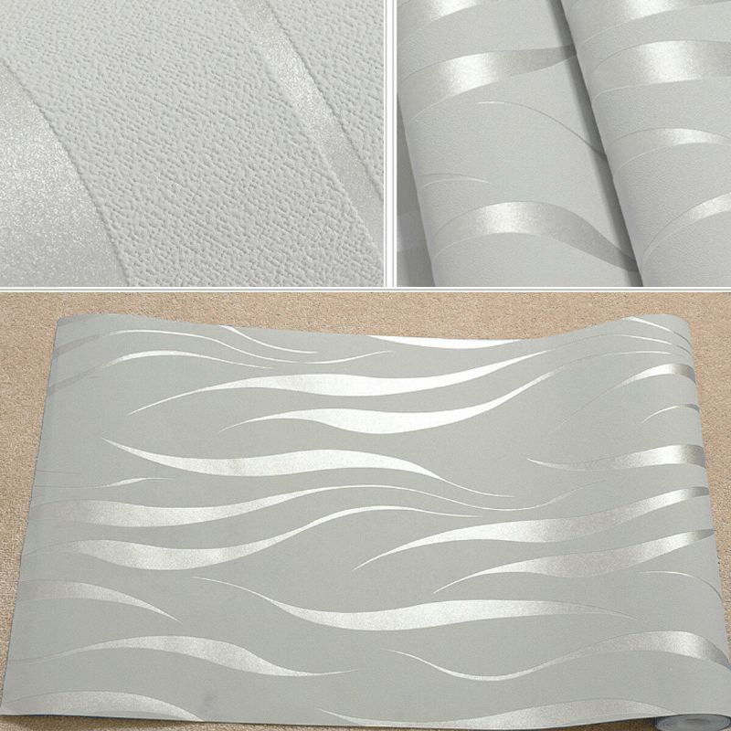 10m Vodotěsná 3d Embosovaná Tapeta S Třpytivým Efektem Stříbrná Samolepka Na Zeď Dekorace Do Obývacího Pokoje