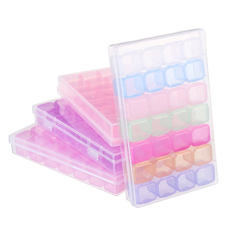 28 Slotů Kosmetický Organizér Průhledný Akrylový Držák Na Make-up Box Box Na Šperky