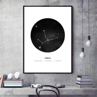 30x40cm Constellation Art Plakáty Na Plátno Geometric Astrology Painting Wall Paper